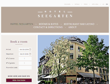 Tablet Screenshot of hotel-seegarten.ch